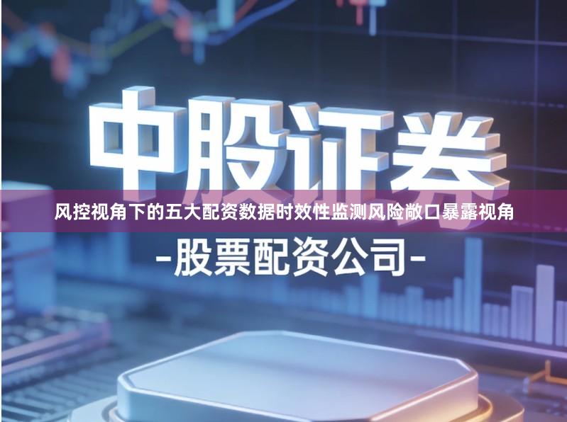 风控视角下的五大配资数据时效性监测风险敞口暴露视角