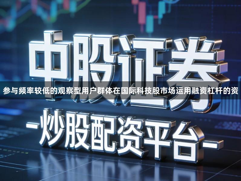 参与频率较低的观察型用户群体在国际科技股市场运用融资杠杆的资